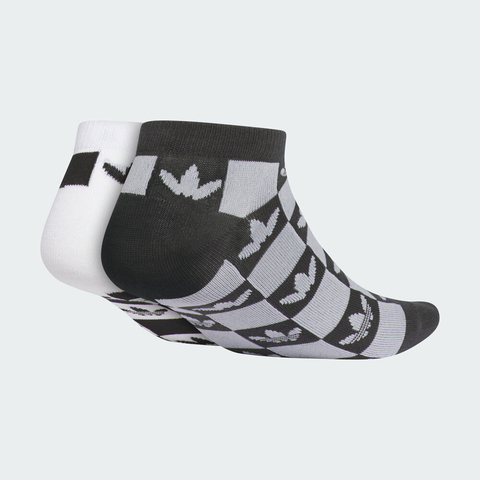 adidas Originals阿迪三叶草2025中性AOP LOW CUT 2PP短袜优惠装KF2497