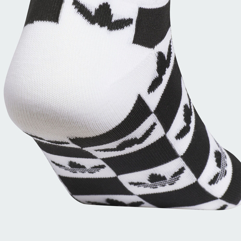 adidas Originals阿迪三叶草2025中性AOP LOW CUT 2PP短袜优惠装KF2497