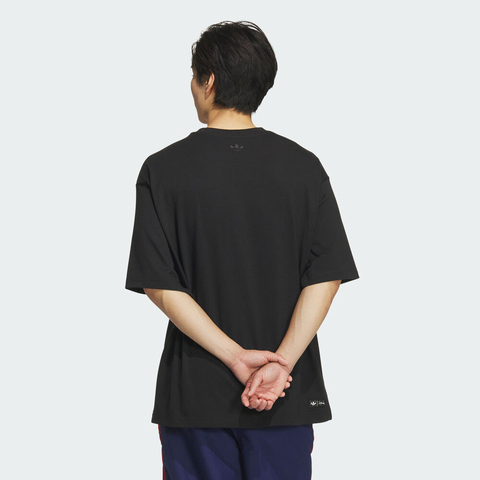 adidas Originals阿迪三叶草2025男子M GFX TEE针织无领短TKG6684