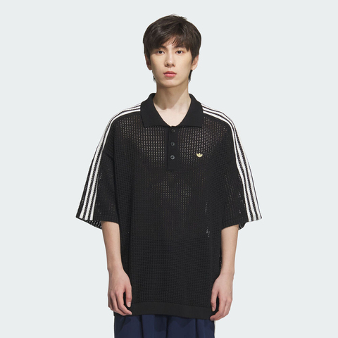 adidas Originals阿迪三叶草2025男子RST FF POLO SS针织有领短TKE5815