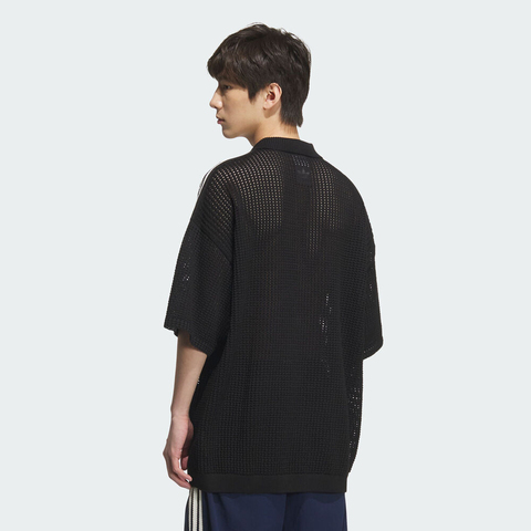 adidas Originals阿迪三叶草2025男子RST FF POLO SS针织有领短TKE5815