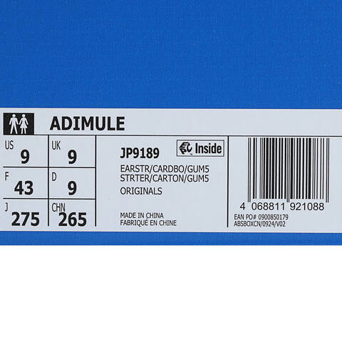 adidas Originals阿迪三叶草2025中性ADIMULEORI-CLASSICJP9189