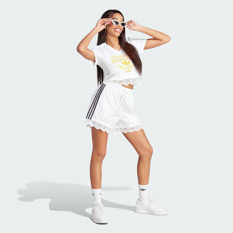 adidas Originals阿迪三叶草2025女子3 STRIPE SHORT梭织短裤IL2420