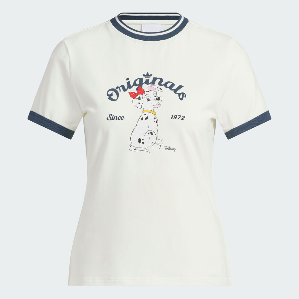 adidas Originals阿迪三叶草2025女子W RINGER TEE针织无领短TKG6696