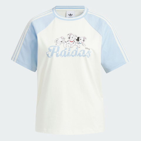 adidas Originals阿迪三叶草2025女子W RAGLAN TEE针织无领短TKG6698