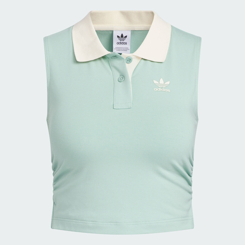 adidas Originals阿迪三叶草2025女子POLO PAD TANK休闲背心KE3894