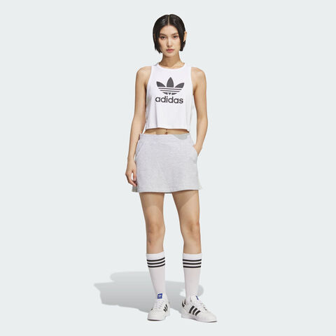 adidas Originals阿迪三叶草2025女子W SKIRT针织短裙KG8476