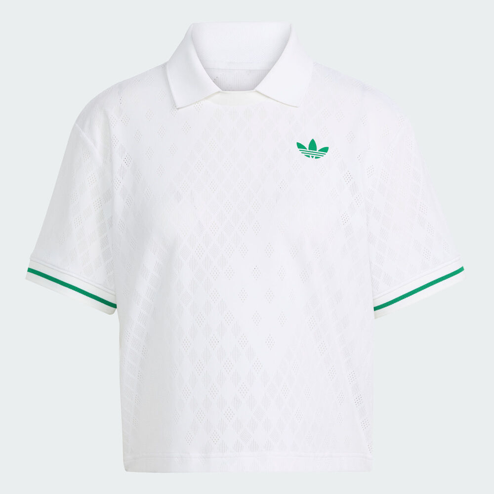 adidas Originals阿迪三叶草2025女子POLO PRO针织有领短TJM4734