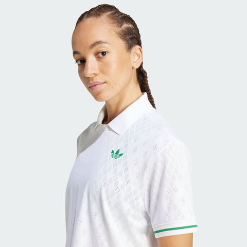 adidas Originals阿迪三叶草2025女子POLO PRO针织有领短TJM4734