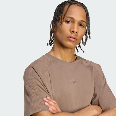 adidas Originals阿迪三叶草2025男子P ESS TEE针织无领短TJW1032