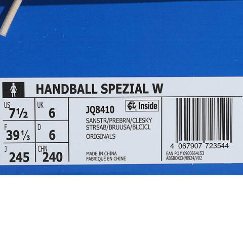 adidas Originals阿迪三叶草2025中性HANDBALL SPEZIAL WORI-CLASSICJQ8410