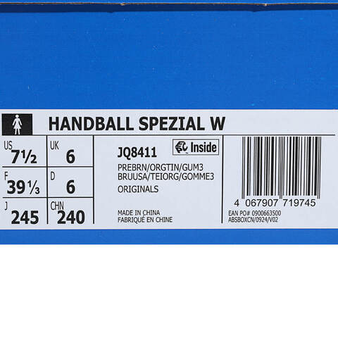 adidas Originals阿迪三叶草2025中性HANDBALL SPEZIAL WORI-CLASSICJQ8411