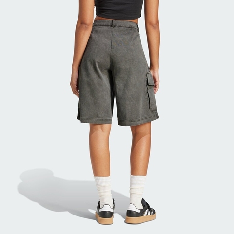 adidas Originals阿迪三叶草2025女子CARGO JORTS梭织短裤JD0139