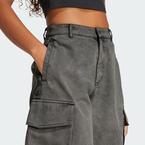 adidas Originals阿迪三叶草2025女子CARGO JORTS梭织短裤JD0139