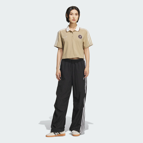 adidas Originals阿迪三叶草2025女子POLO SS W针织有领短TKH1186