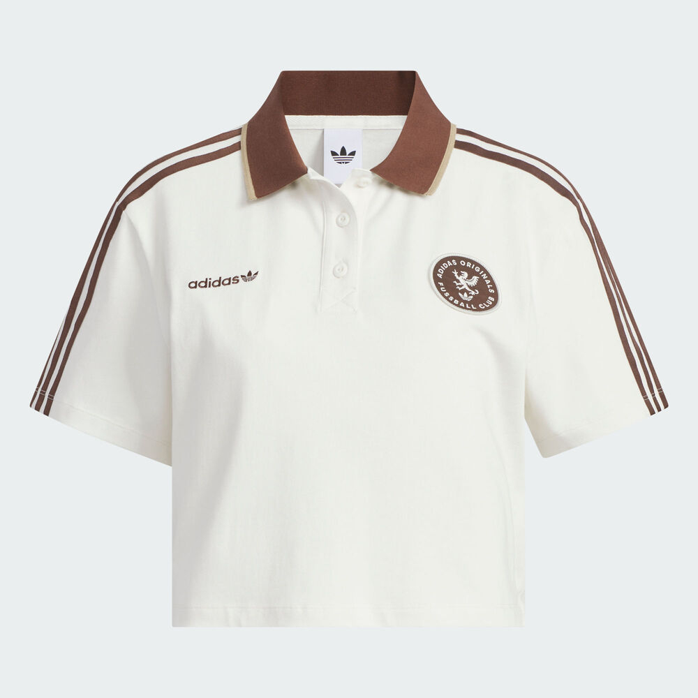 adidas Originals阿迪三叶草2025女子POLO SS W针织有领短TKH1187