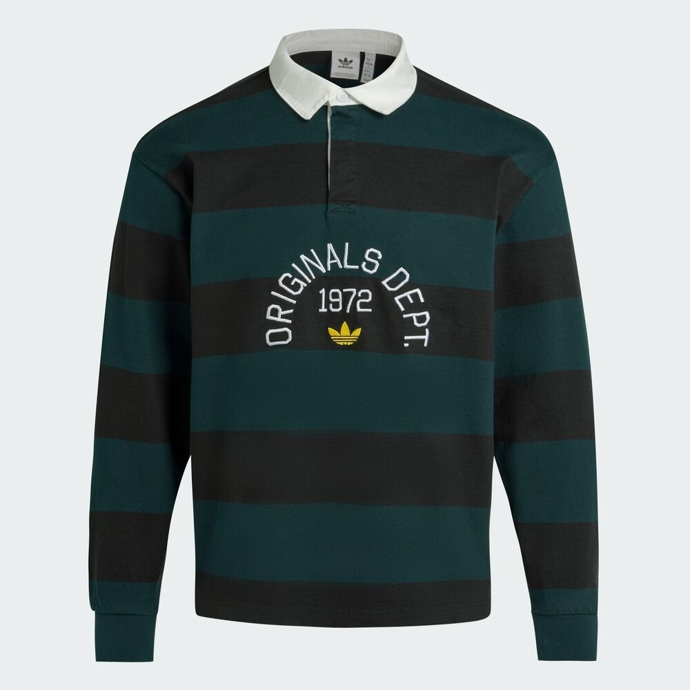 adidas Originals阿迪三叶草2025男子STRIPED POLO针织有领长TKF5068