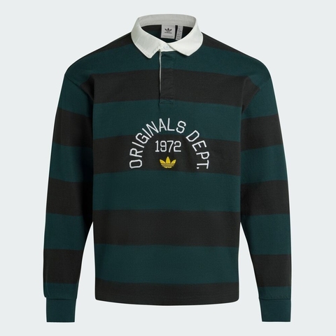 adidas Originals阿迪三叶草2025男子STRIPED POLO针织有领长TKF5068