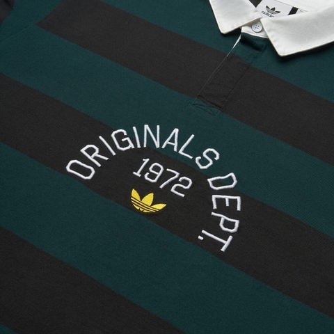 adidas Originals阿迪三叶草2025男子STRIPED POLO针织有领长TKF5068