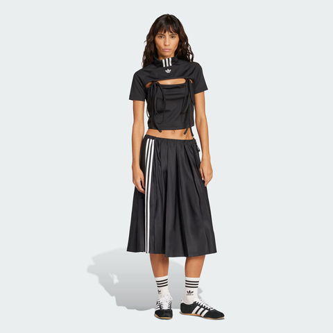 adidas Originals阿迪三叶草2025女子PLEAT MAXI SKRT梭织短裙JW0114