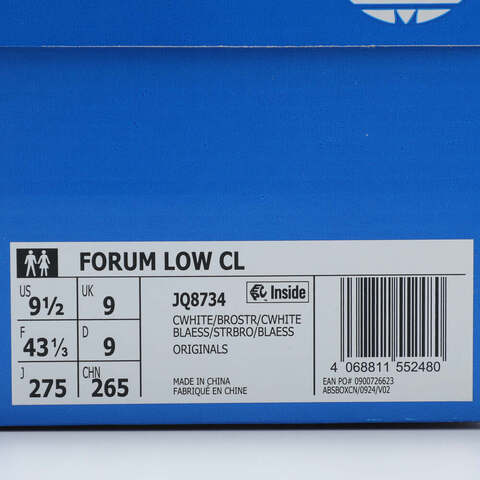 adidas Originals阿迪三叶草2025中性FORUM LOW CLORI-BBALLJQ8734