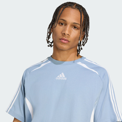 adidas Originals阿迪三叶草2025男子TEAMGEIST TEE针织无领短TKE0144