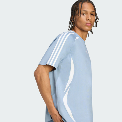 adidas Originals阿迪三叶草2025男子TEAMGEIST TEE针织无领短TKE0144