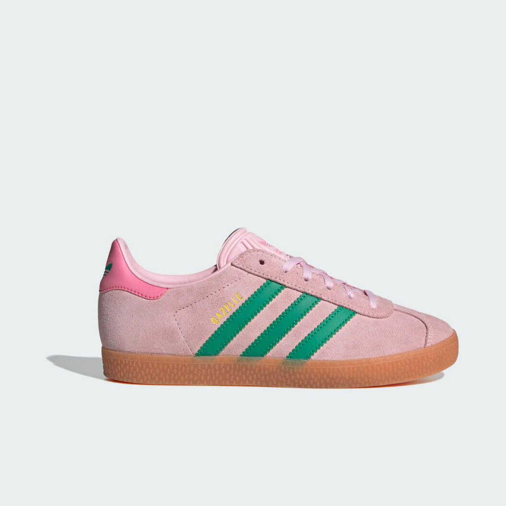adidas阿迪达斯2025女大童GAZELLE J三叶草童装JP7128
