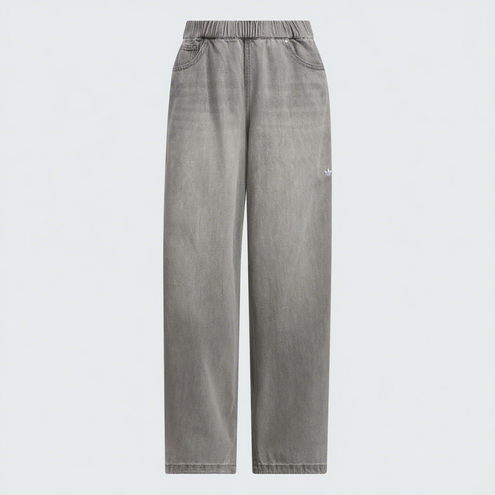 adidas Originals阿迪三叶草2025女子DENIM PANT牛仔长裤KC5839