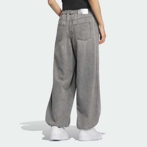 adidas Originals阿迪三叶草2025女子DENIM PANT牛仔长裤KC5839
