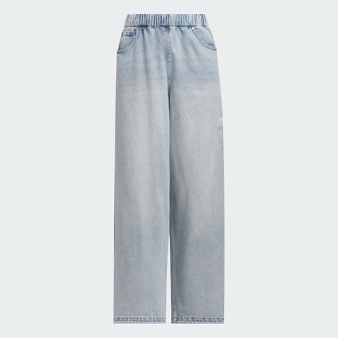 adidas Originals阿迪三叶草2025女子DENIM PANT牛仔长裤KC5837
