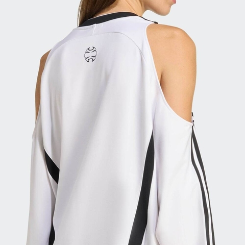 adidas Originals阿迪三叶草2025女子FASHION JERSEY针织无领长TKE9797