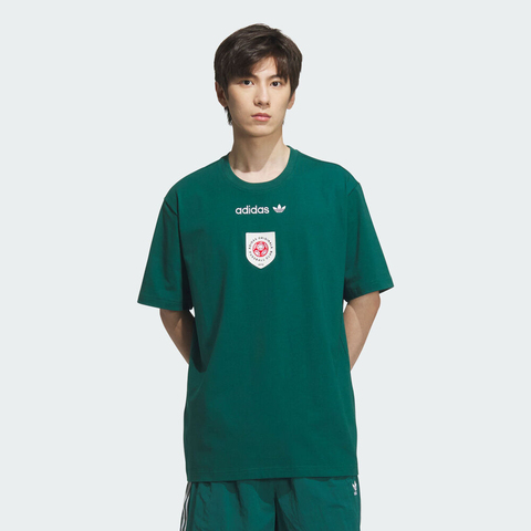 adidas Originals阿迪三叶草2025男子GRAPHIC TEE针织无领短TKD1836