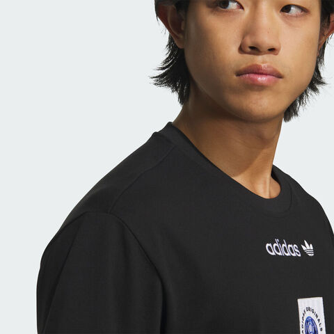 adidas Originals阿迪三叶草2025男子GRAPHIC TEE针织无领短TKD1835