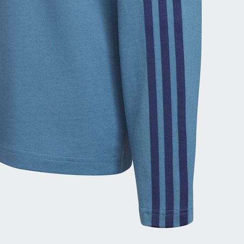 adidas Originals阿迪三叶草2025男大童JK BB LS TEE针织无领长TKG6623