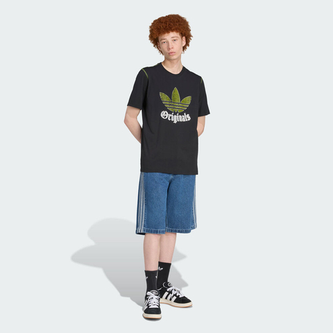 adidas Originals阿迪三叶草2025男子GRFX TEE针织无领短TJY2761