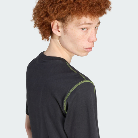 adidas Originals阿迪三叶草2025男子GRFX TEE针织无领短TJY2761