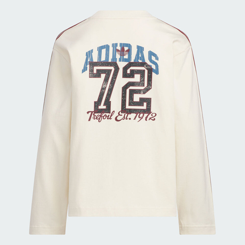 adidas Originals阿迪三叶草2025男大童JK BB LS TEE针织无领长TKG6624