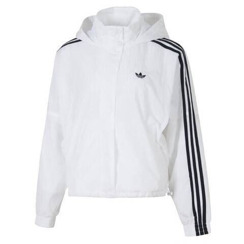 adidas Originals阿迪三叶草2025女子3S WINDBREAKER梭织连帽外套JX1450