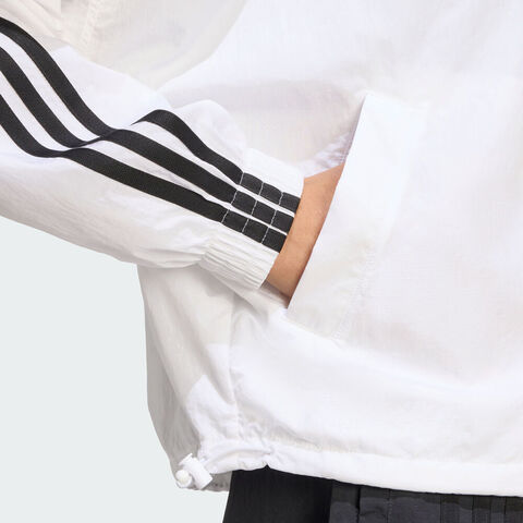 adidas Originals阿迪三叶草2025女子3S WINDBREAKER梭织连帽外套JX1450