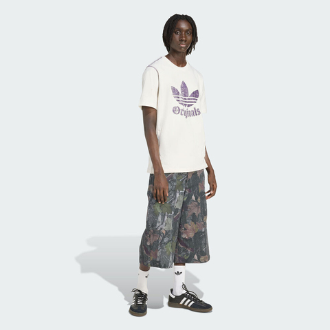 adidas Originals阿迪三叶草2025男子GRFX TEE针织无领短TJY2760