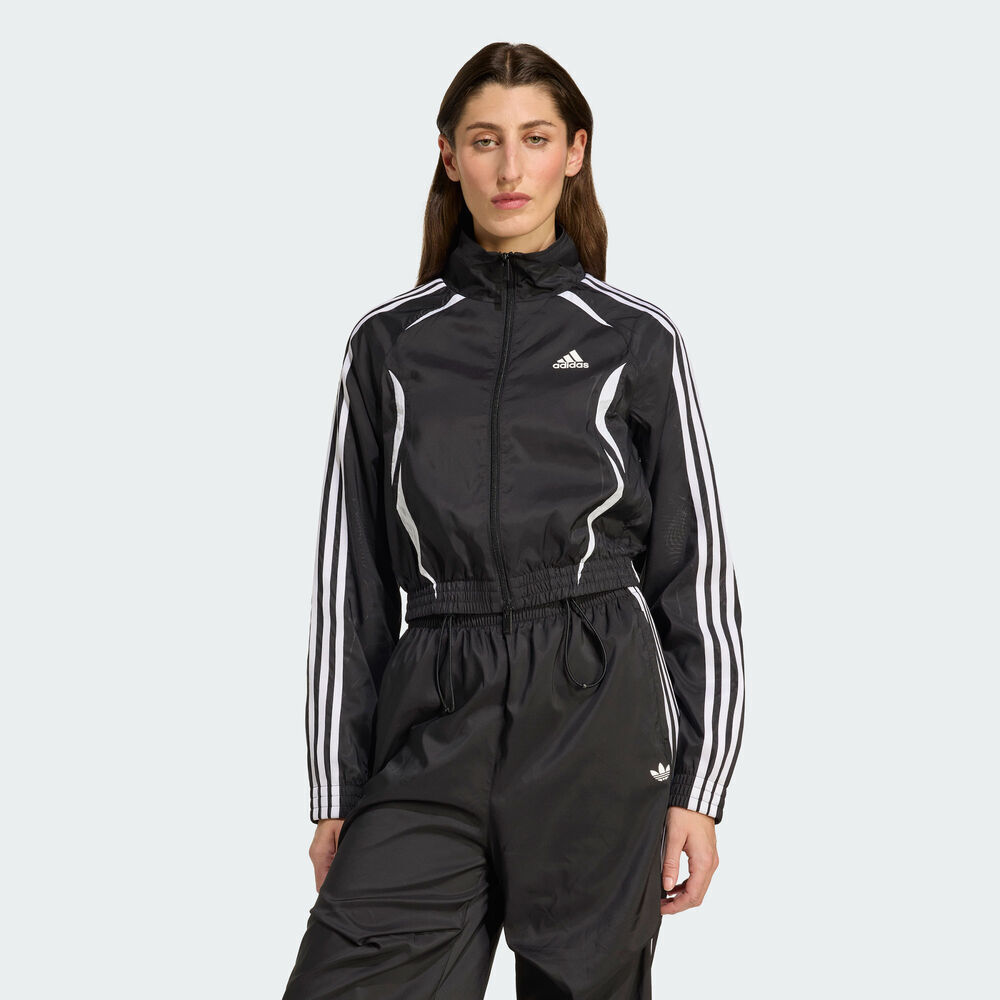 adidas Originals阿迪三叶草2025女子SLIM TRACKTOP梭织无帽外套KE9786
