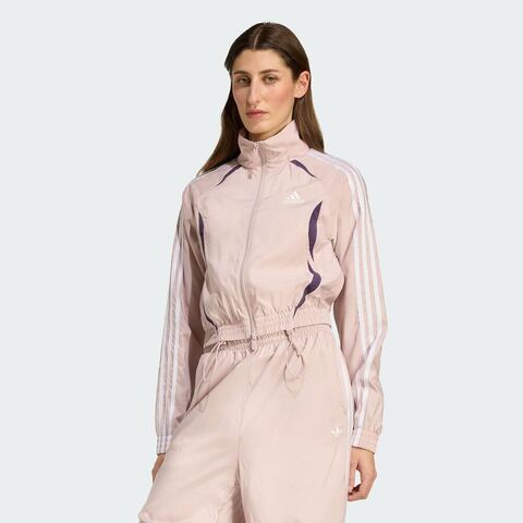 adidas Originals阿迪三叶草2025女子SLIM TRACKTOP梭织无帽外套KE9787