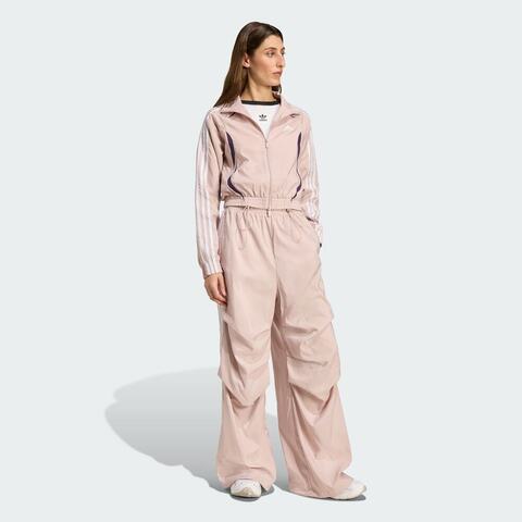 adidas Originals阿迪三叶草2025女子SLIM TRACKTOP梭织无帽外套KE9787