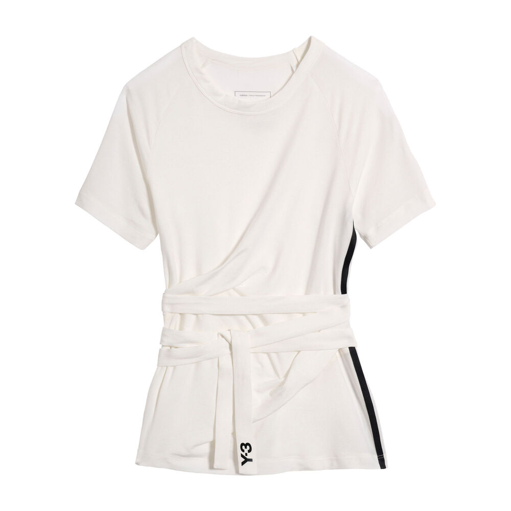 adidas Originals阿迪三叶草2025女子W TNC SS TEE针织无领短TJM7854