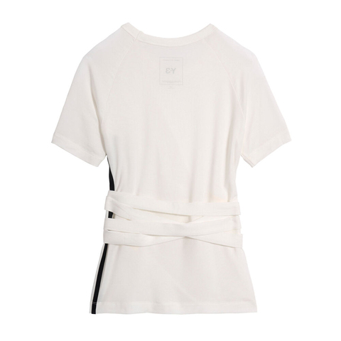 adidas Originals阿迪三叶草2025女子W TNC SS TEE针织无领短TJM7854