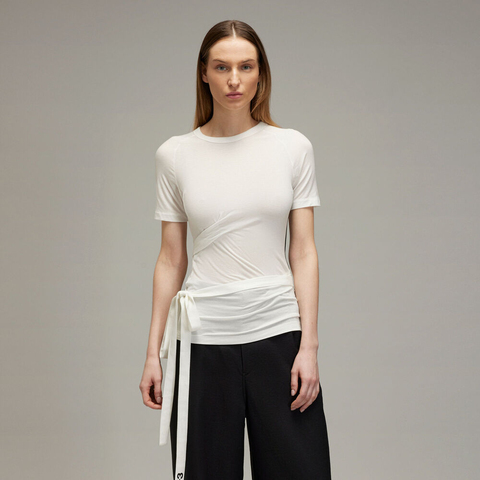 adidas Originals阿迪三叶草2025女子W TNC SS TEE针织无领短TJM7854