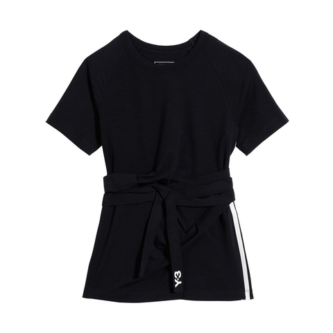 adidas Originals阿迪三叶草2025女子W TNC SS TEE针织无领短TJD6002