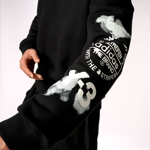 adidas Originals阿迪三叶草2025男子GFX CREW针织无帽卫衣JX4749