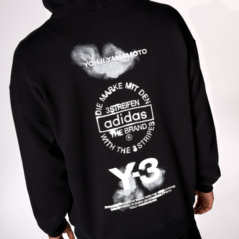 adidas Originals阿迪三叶草2025男子GFX HOODIE针织连帽卫衣JX4748